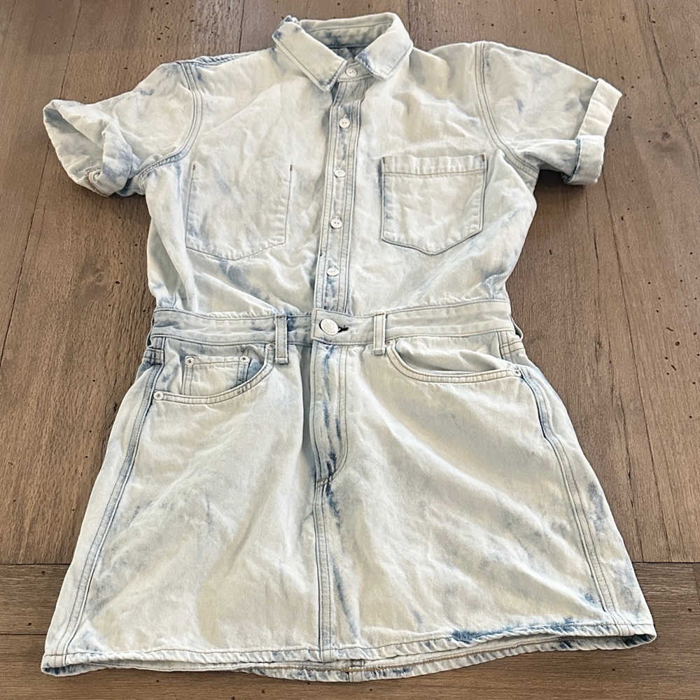 Rag & Bone Jean Skirt Dress